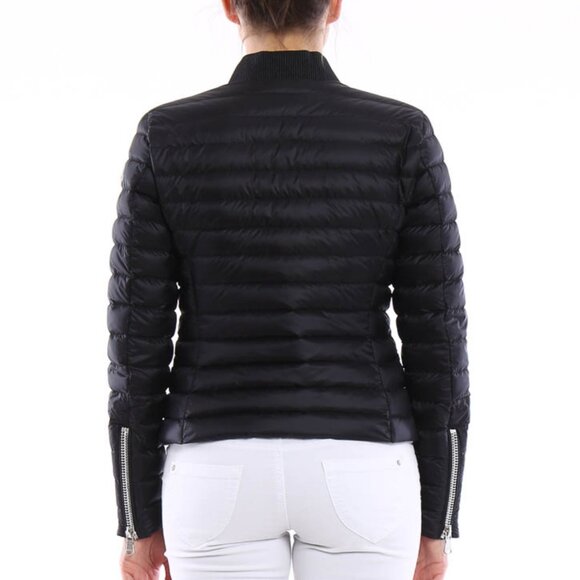 Moncler |  Blennie Zip Cuff Zip Pocket Lightweight Olive Green Short Down Jacket - Picture 4 of 16